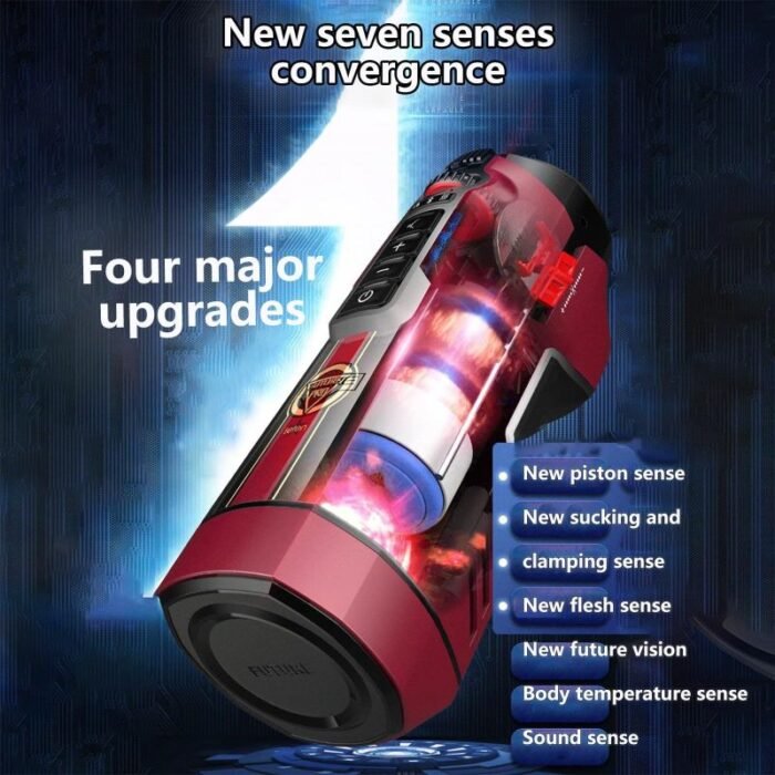 Leten 708 Pro Automatischer Masturbator mit 10 Stoß- und Schaukelbewegungen, Heizung Sextoy Männer