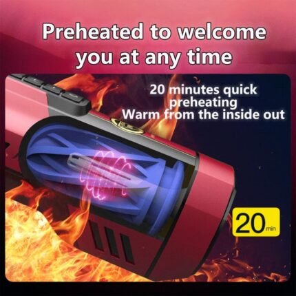 Leten 708 Pro Automatischer Masturbator mit 10 Stoß- und Schaukelbewegungen, Heizung Sextoy Männer