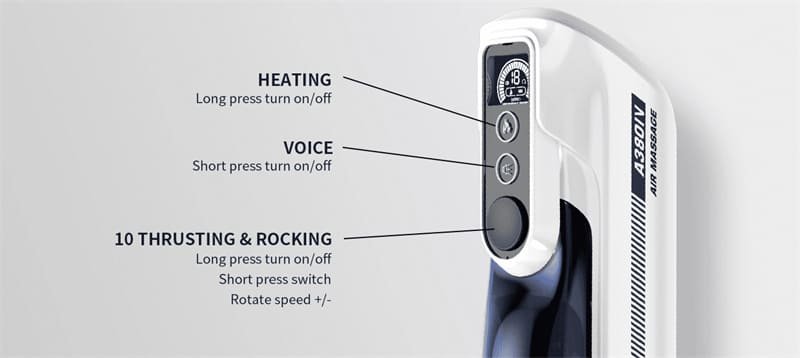 Leten A380 IV Pro Automatischer Masturbator mit 10 Modi Stoßheizung Stimme Sextoys für Männer