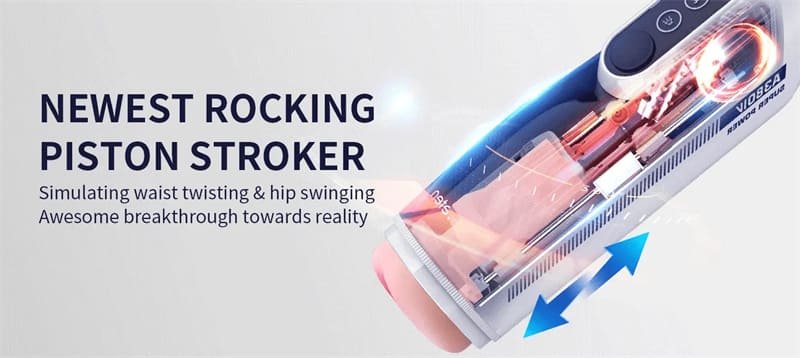 Leten A380 IV Pro Automatischer Masturbator mit 10 Modi Stoßheizung Stimme Sextoys für Männer