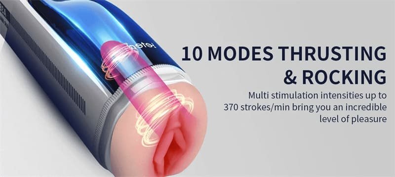 Leten A380 IV Pro Automatischer Masturbator mit 10 Modi Stoßheizung Stimme Sextoys für Männer