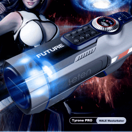 Leten Future Pro 708 3RD Masturbator mit Heizfunktion und 10 Vibrationsstoß-LED-Bildschirm Sexspielzeug für Männer