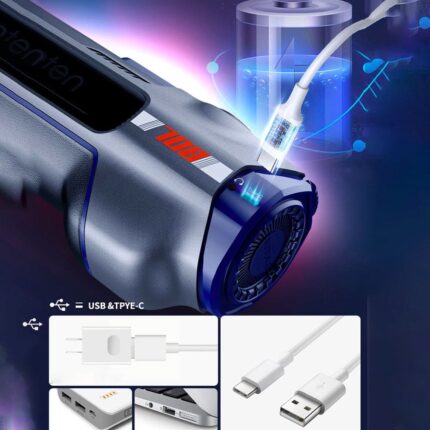 Leten Future Pro 708 3RD Masturbator mit Heizfunktion und 10 Vibrationsstoß-LED-Bildschirm Sexspielzeug für Männer