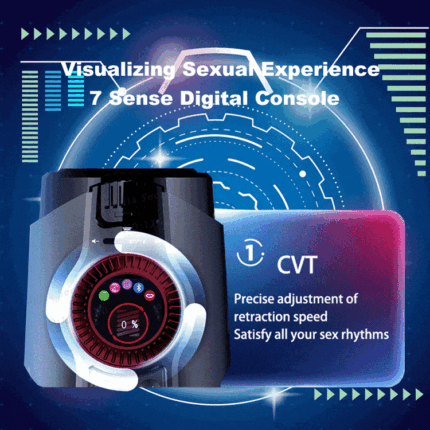 Leten Future Pro 708 3RD Masturbator mit Heizfunktion und 10 Vibrationsstoß-LED-Bildschirm Sexspielzeug für Männer