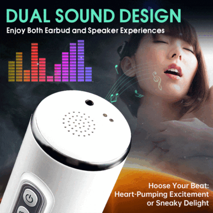Leten SM240 Masturbator mit Heizung und Stimme, 10 Vibrations- und Saugmodi Sexspielzeug für Männer