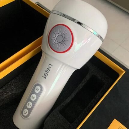 Leten SM240 Masturbator mit Heizung und Stimme, 10 Vibrations- und Saugmodi Sexspielzeug für Männer