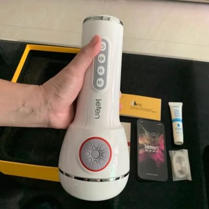 Leten SM240 Masturbator mit Heizung und Stimme, 10 Vibrations- und Saugmodi Sexspielzeug für Männer