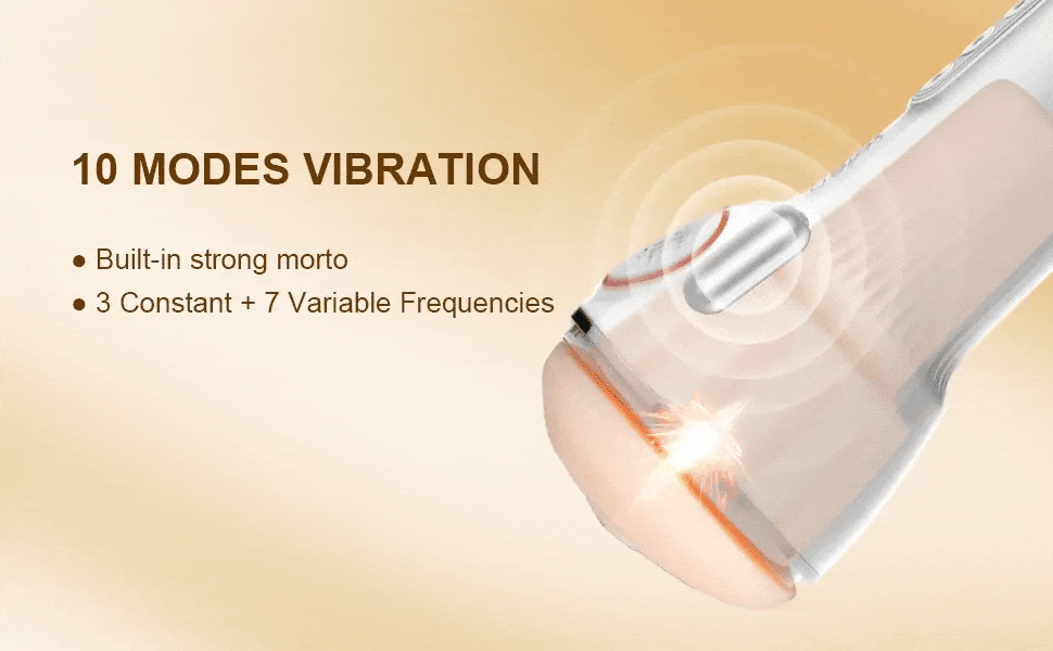 Leten SM240 Masturbator mit Heizung und Stimme, 10 Vibrations- und Saugmodi Sexspielzeug für Männer