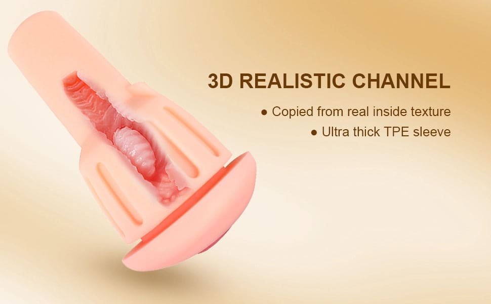 Leten SM240 Masturbator mit Heizung und Stimme, 10 Vibrations- und Saugmodi Sexspielzeug für Männer