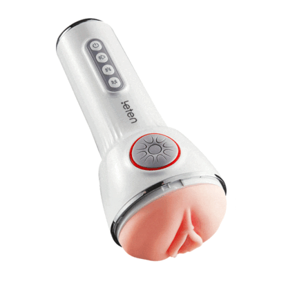 Leten SM240 Masturbator mit Heizung und Stimme, 10 Vibrations- und Saugmodi Sexspielzeug für Männer