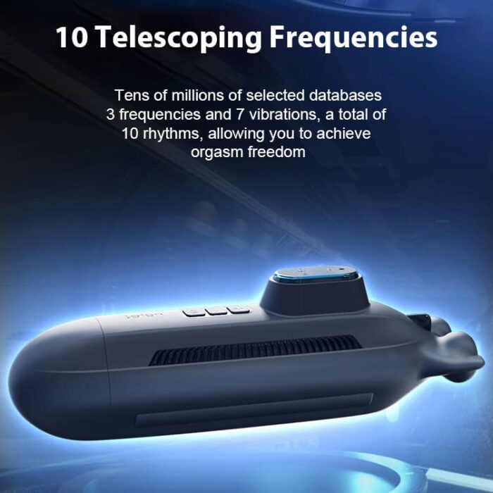 Leten Submarine Masturbator für Männer mit 7 Vibrations & 3 Stoßmodi Sex Spielzeug für die Männer Penispumpe