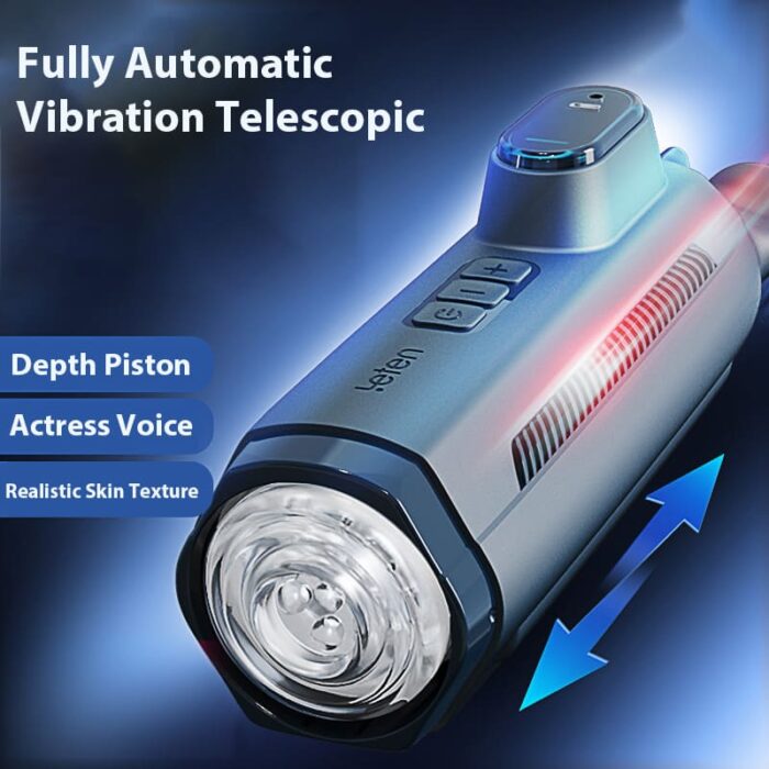 Leten Submarine Masturbator für Männer mit 7 Vibrations & 3 Stoßmodi Sex Spielzeug für die Männer Penispumpe