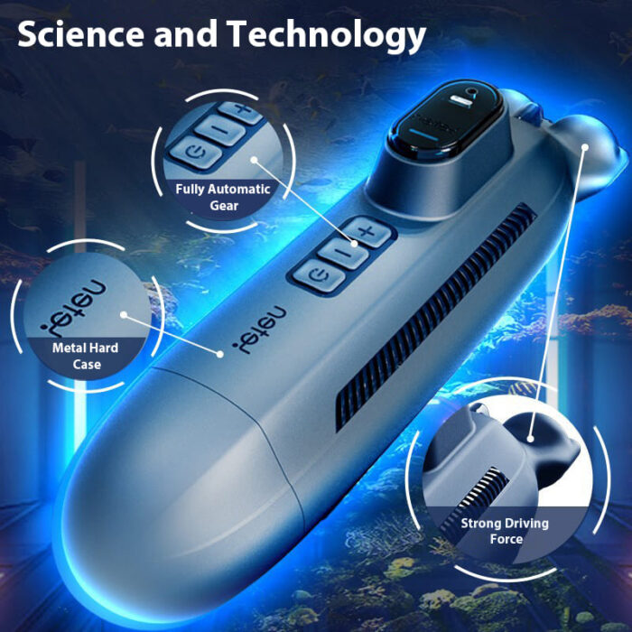 Leten Submarine Masturbator für Männer mit 7 Vibrations & 3 Stoßmodi Sex Spielzeug für die Männer Penispumpe