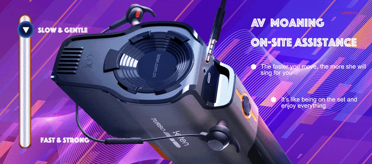 Leten Turbo 10 Stoßender Masturbator mit Sprachsteuerung, beheizt, 3D-Struktur Sexspielzeug für Männer