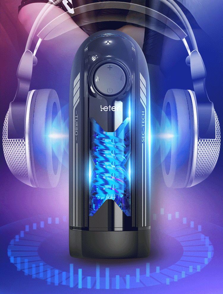 Leten X-Turbo 10 Variationen Masturbator, 700 PistonMin Elektrischer Kolben Beheizter Solo Masturbator