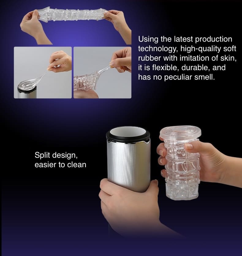 Leten X9 3RD Masturbieren für Männer 10 7 Vibration Stoß modi Sexspielzeug für Männer mit Saugnapfbasis