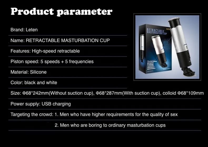 Leten X9 3RD Masturbieren für Männer 10 7 Vibration Stoß modi Sexspielzeug für Männer mit Saugnapfbasis