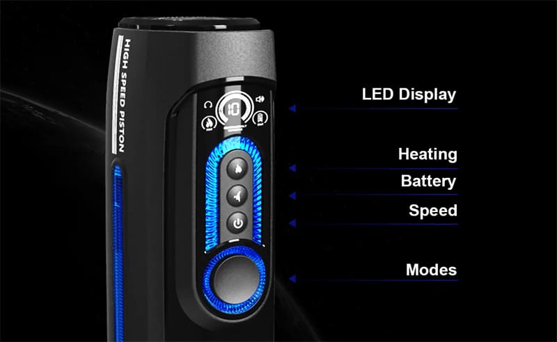 Leten X9 IV Automatischer Masturbator Verbesserter Kolben mit stöhnendem, beheiztem Sexspielzeug für Männer