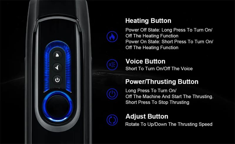 Leten X9 IV Automatischer Masturbator Verbesserter Kolben mit stöhnendem, beheiztem Sexspielzeug für Männer