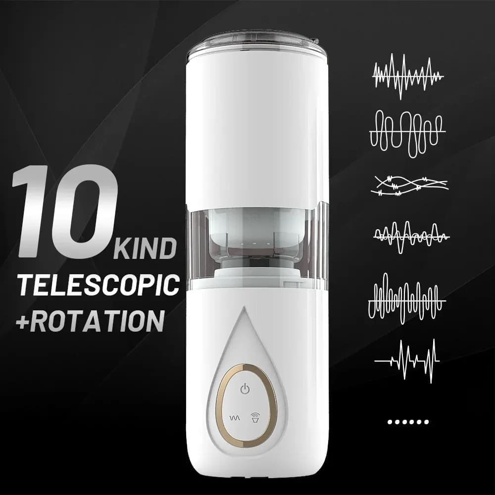 Lovesvibe 10 Stoßrotationen Automatischer Masturbator Sexspielzeug mit Sprachinteraktion Sex Toys Männer