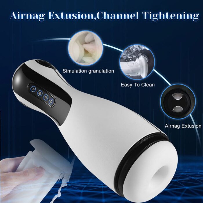 Lovesvibe 3-in-1 Masturbator für Männer mit 10 Vibrations und 3 Saugmodi One-Click-Höhepunkt Blowjob Penis Vibrator