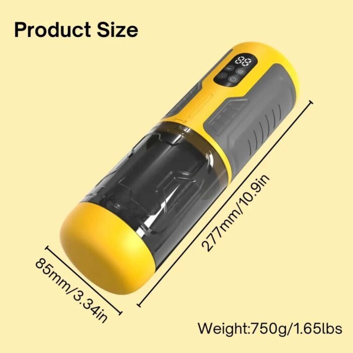 Lovesvibe 3-in-1-Masturbatoren für Männer mit 7 Stoßrotationsmodi, superstarkes Sexspielzeug für Männer