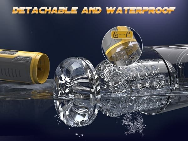 Lovesvibe 3-in-1-Masturbatoren für Männer mit 7 Stoßrotationsmodi, superstarkes Sexspielzeug für Männer
