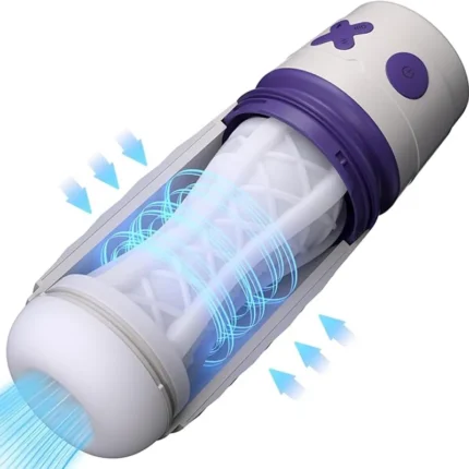 Lovesvibe 4 Vibrierender 3 Saug-Masturbator für Männer mit APP-Fernbedienung Solo Masturbator