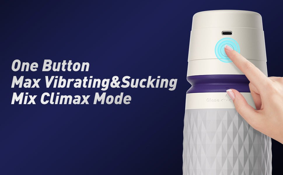 Lovesvibe 4 Vibrierender 3 Saug-Masturbator für Männer mit APP-Fernbedienung Solo Masturbator