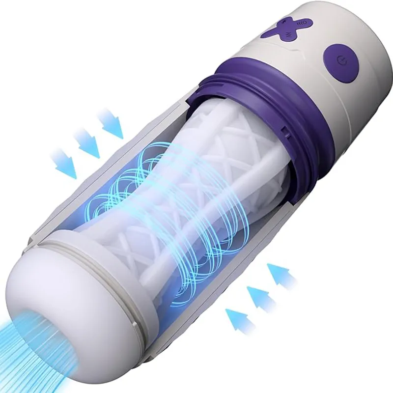Lovesvibe 4 Vibrierender 3 Saug-Masturbator für Männer mit APP-Fernbedienung Solo Masturbator