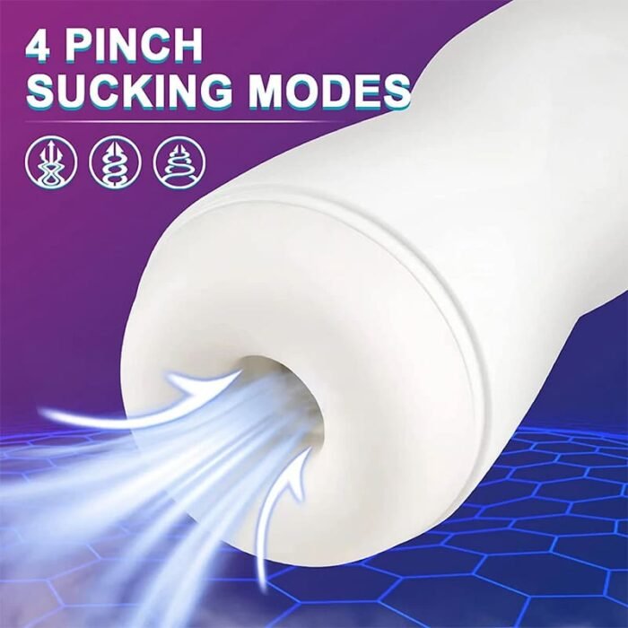 Lovesvibe 7 Vibrating 4 Sucking Elektrischer Masturbatoren Luftdichte Vagina Taschenmuschi Vibratorensets für Männer