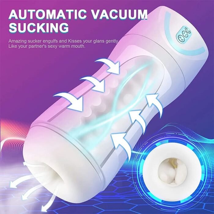 Lovesvibe 7 Vibrating 4 Sucking Elektrischer Masturbatoren Luftdichte Vagina Taschenmuschi Vibratorensets für Männer