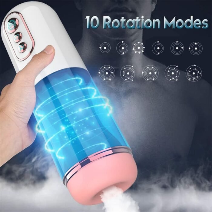 Lovesvibe 7 Vibrations und 3 Saugmodi Elektrischer Masturbator Weicher TPE-Kanal Voice Taschenmuschi Vibrator
