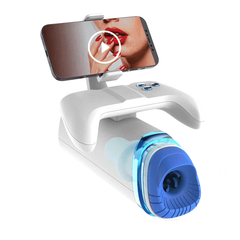 Lovesvibe 7 Vibrationsstoß-Masturbator für Männer mit automatischer Heizung Sexspielzeug für Männer