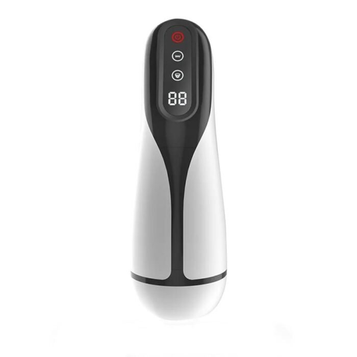 Lovesvibe 9 Vibrationen Saugen Masturbator mit LCD-Display Heizung Elektrischer Sextoys für Männer
