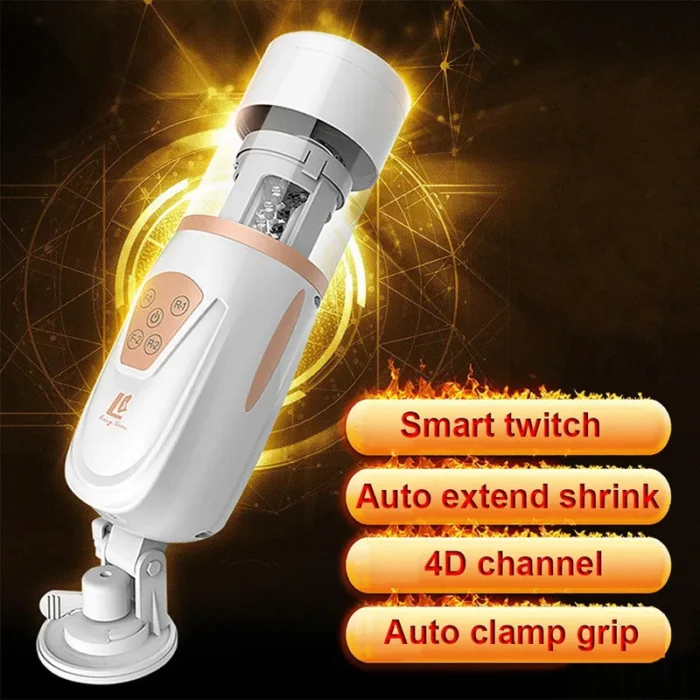 Lovesvibe Airbag Masturbieren für Männer mit 10 Vibrationen 5 Geschwindigkeiten freihändige Sexmaschine mit Saugfuß