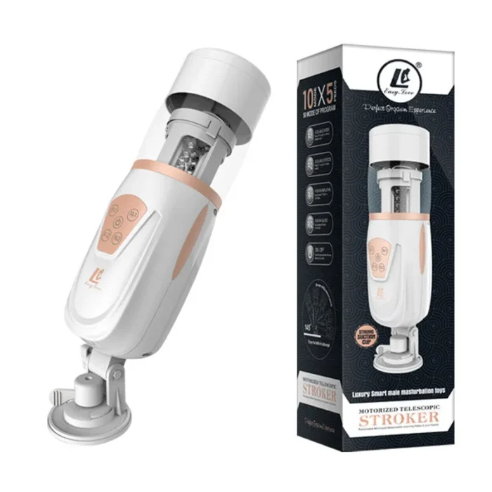 Lovesvibe Airbag Masturbieren für Männer mit 10 Vibrationen 5 Geschwindigkeiten freihändige Sexmaschine mit Saugfuß