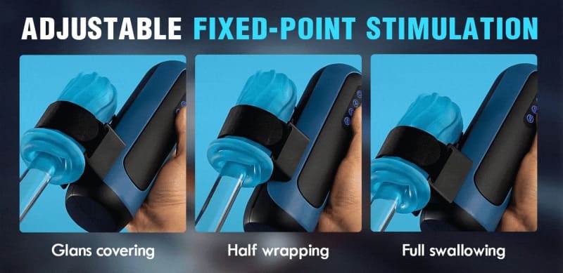 Lovesvibe Automatischer Masturbator Penispumpe mit 7 Saug, Rotations & Leckfunktionen Männer Sex Spielzeug