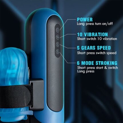Lovesvibe Automatischer Masturbator Penispumpe mit 7 Saug, Rotations & Leckfunktionen Männer Sex Spielzeug