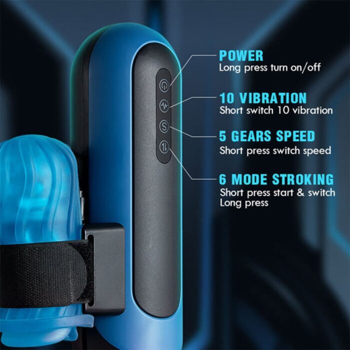 Lovesvibe Automatischer Masturbator Penispumpe mit 7 Saug, Rotations & Leckfunktionen Männer Sex Spielzeug