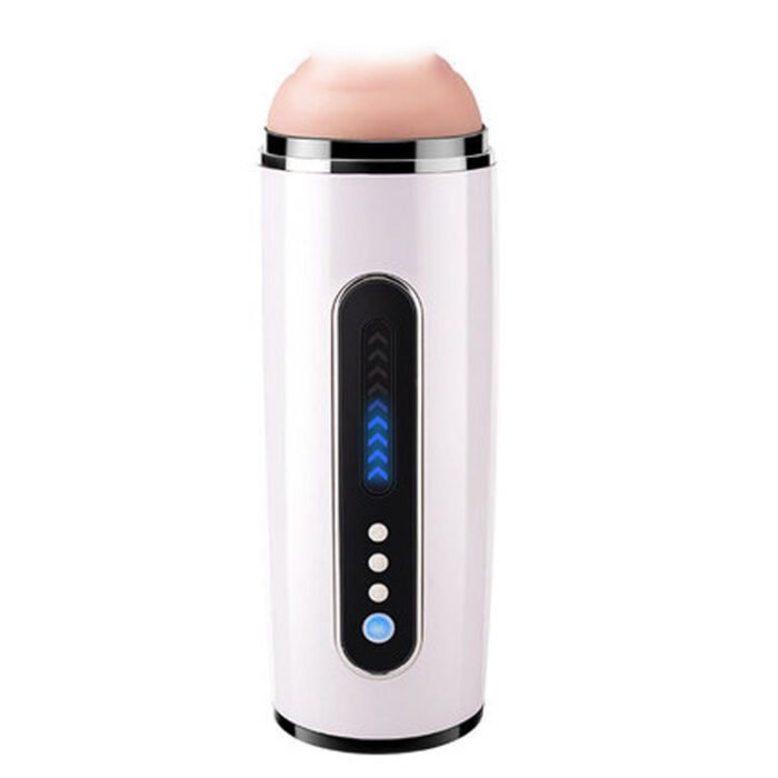 Lovesvibe Automatischer Masturbator, Penispumpe mit 7 Vibrationen, Saugfunktion, freihändige Sexmaschine mit Saugfuß