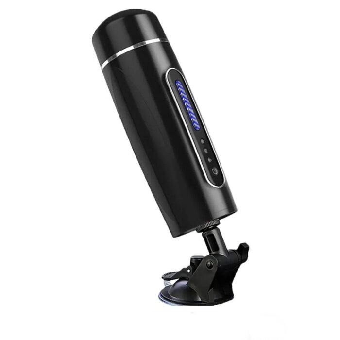 Lovesvibe Automatischer Masturbator, Penispumpe mit 7 Vibrationen, Saugfunktion, freihändige Sexmaschine mit Saugfuß