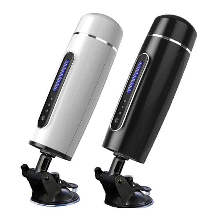 Lovesvibe Automatischer Masturbator, Penispumpe mit 7 Vibrationen, Saugfunktion, freihändige Sexmaschine mit Saugfuß