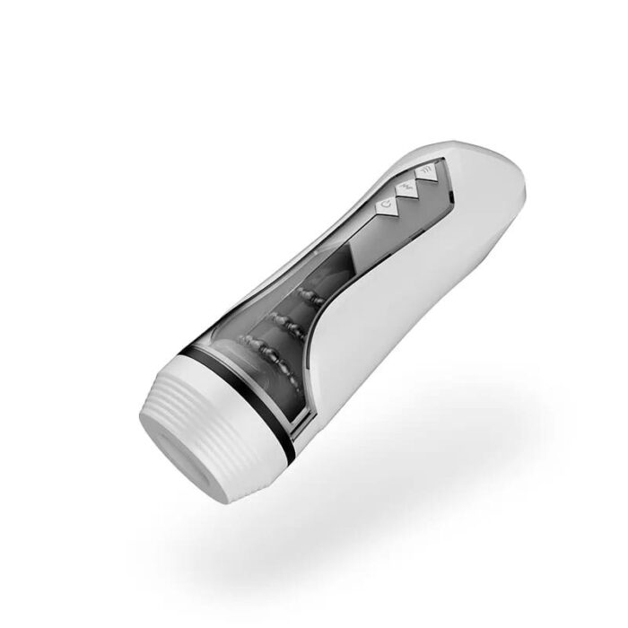 Lovesvibe Automatischer Masturbator Sexspielzeug mit 7 Vibration Stoßmodi Voice Oralsex Sexspielzeug für Männer