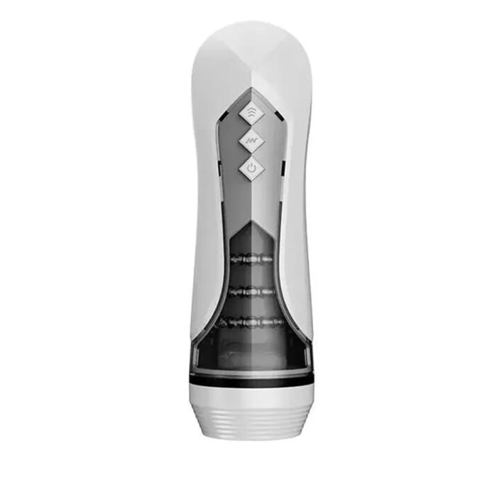 Lovesvibe Automatischer Masturbator Sexspielzeug mit 7 Vibration Stoßmodi Voice Oralsex Sexspielzeug für Männer