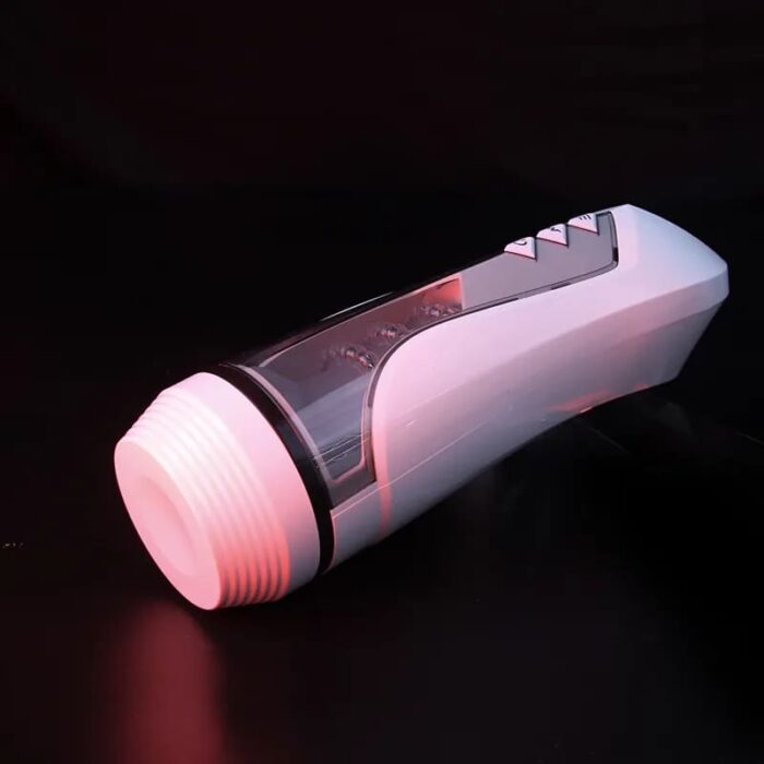 Lovesvibe Automatischer Masturbator Sexspielzeug mit 7 Vibration Stoßmodi Voice Oralsex Sexspielzeug für Männer
