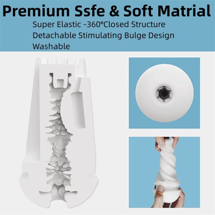 Lovesvibe Automatischer Masturbator für Männer mit 9 Vibrations und 4 Saugmodi Sexspielzeug für Männer