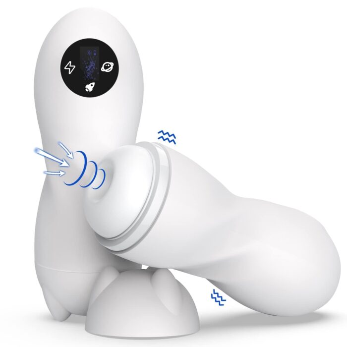 Lovesvibe Automatischer Masturbator für Männer mit 9 Vibrations und 4 Saugmodi Sexspielzeug für Männer