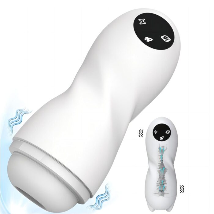Lovesvibe Automatischer Masturbator für Männer mit 9 Vibrations und 4 Saugmodi Sexspielzeug für Männer