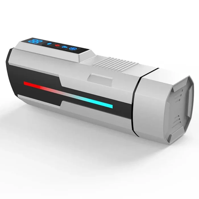 Lovesvibe Automatischer Masturbator mit 5 Stoßvibrations und Saugmodi, Sprachheizung Sexspielzeug für Männer